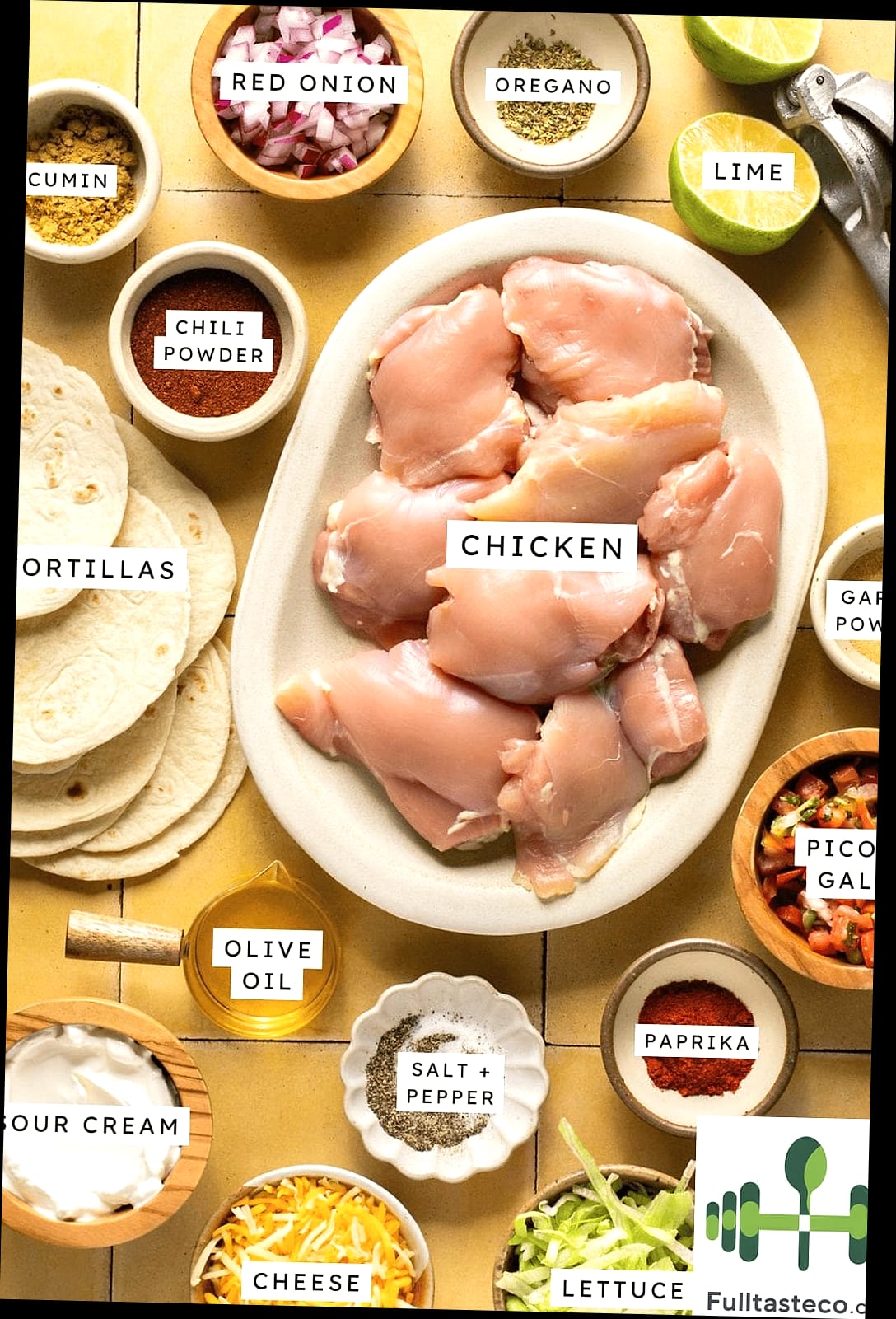 High Protein Chicken Tacos 3 Ingredients You'll Need