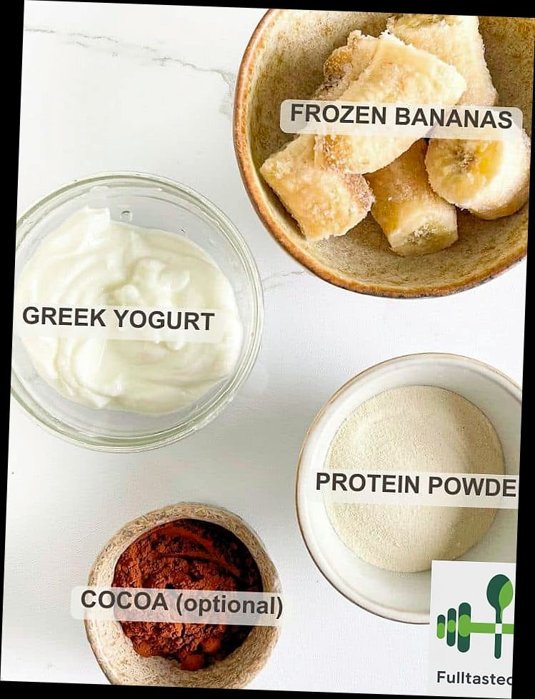 High Protein Protein Ice Cream 3 Ingredients You'll Need