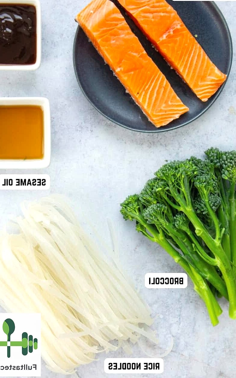 High Protein Salmon Noodles 3 Ingredients You'll Need