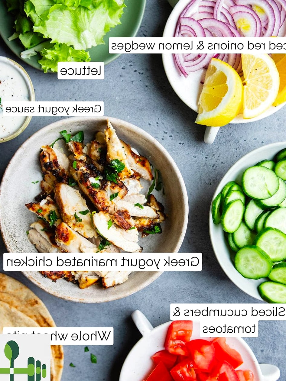 Mediterranean Chicken Wrap 2 Ingredients You'll Need