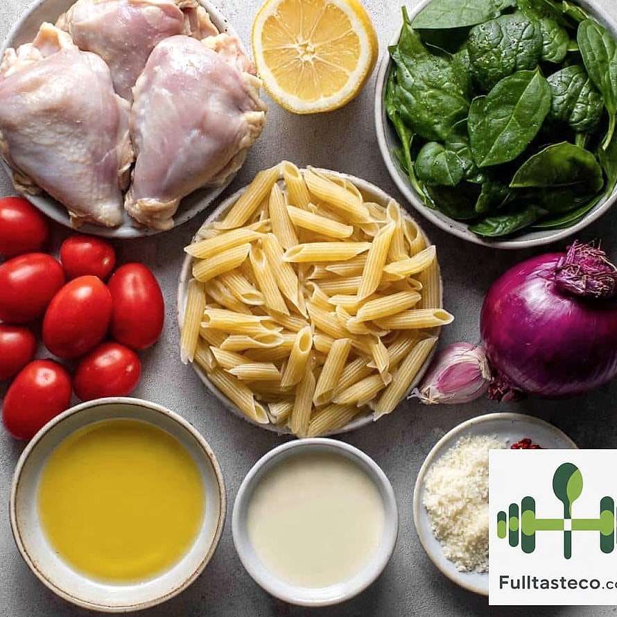 Mediterranean Chicken Pasta 3 Ingredients You'll Need