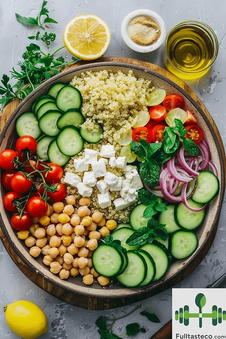 Mediterranean Rice Bowl 3 Ingredients You'll Need