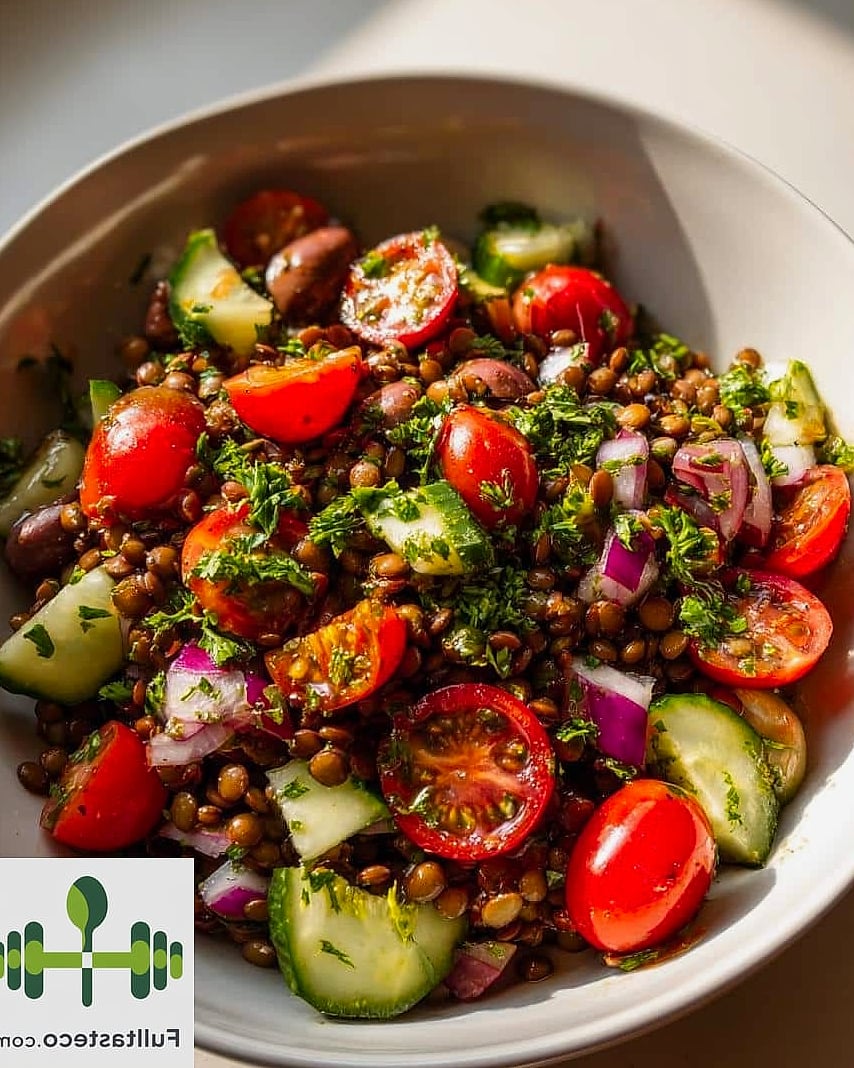 Mediterranean Lentil Salad 3 Ingredients You'll Need