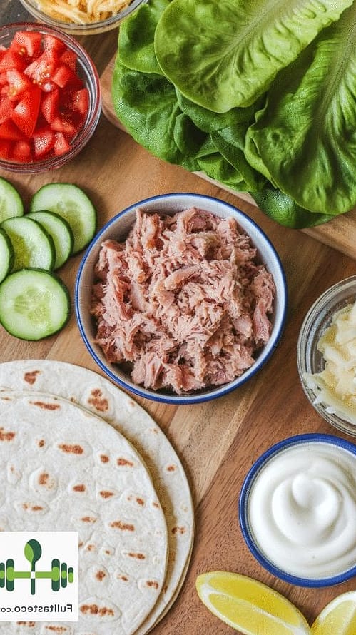 Low Carb Tuna Wrap 3 Ingredients You'll Need