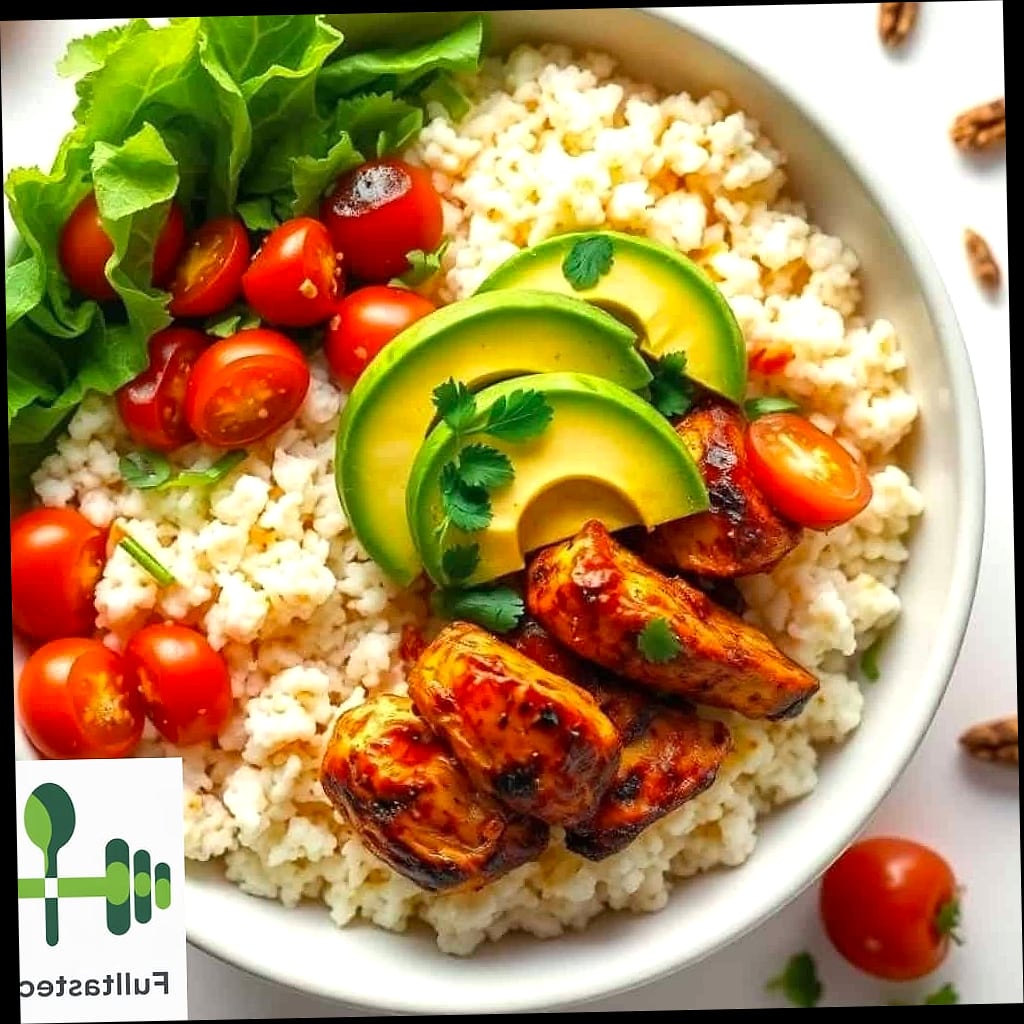 Low Carb Chicken Bowl 3 Ingredients You'll Need