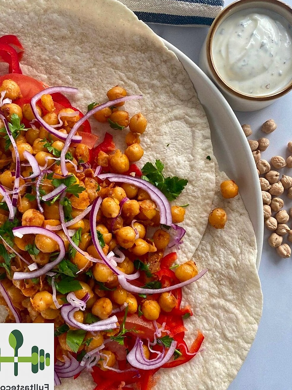 Vegan Chickpea Wrap 3 Ingredients You'll Need