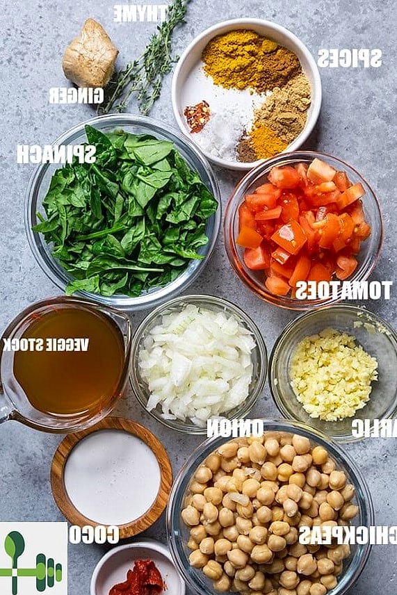 Vegan Chickpea Curry 3 Ingredients You'll Need