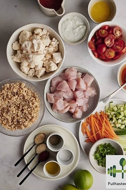 Low Calorie Chicken Bowl 3 Ingredients You'll Need