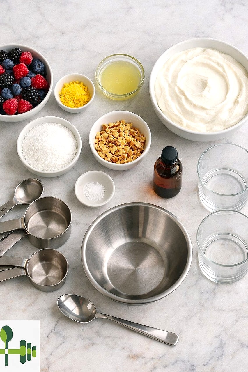 Low Calorie Yogurt Parfait 3 Ingredients You'll Need