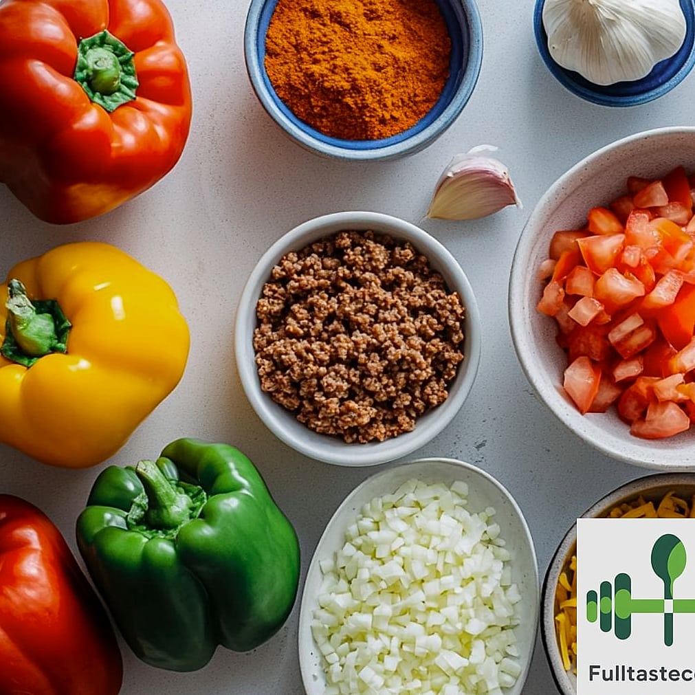 Stuffed Bell Peppers With Quinoa & Veggies 3 Ingredients You'll Need