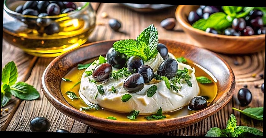 Labneh with Olive Oil and Za'atar