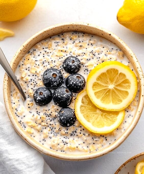 Lemon Poppy Seed Overnight Oats