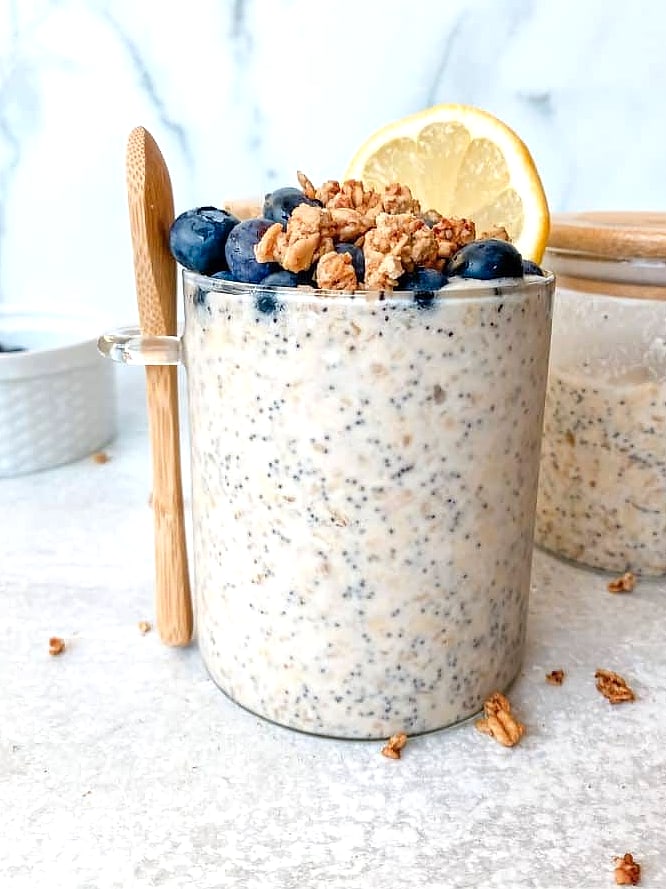 30 Overnight Oats Flavors (One For Every Day) 8 Lemon Poppy Seed Overnight Oats
