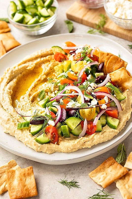 Loaded Hummus Protein Plate