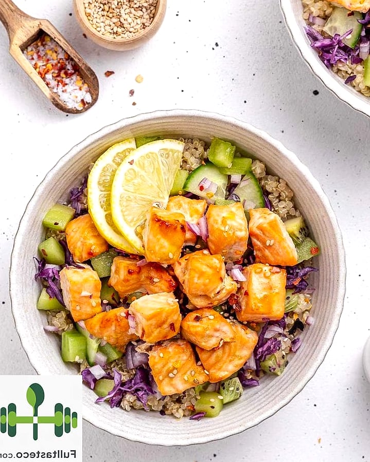 Low Calorie Salmon Bowl