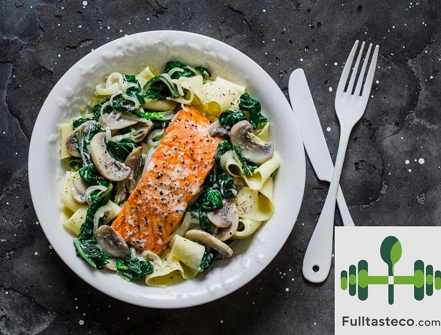 Low Calorie Salmon Pasta
