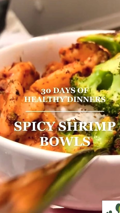Low Calorie Shrimp Bowl
