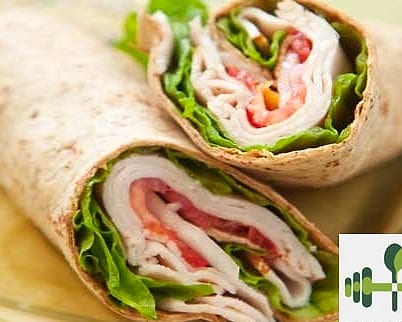 Low Calorie Turkey Wrap