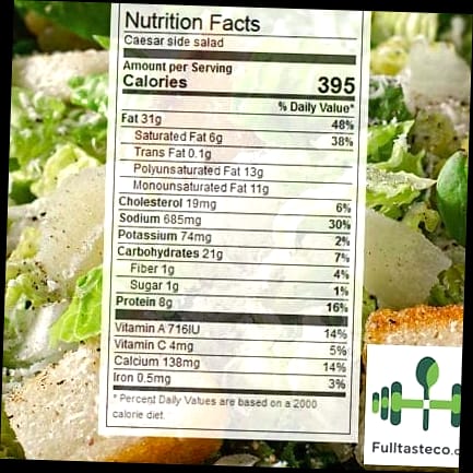 Low Calorie Caesar Salad