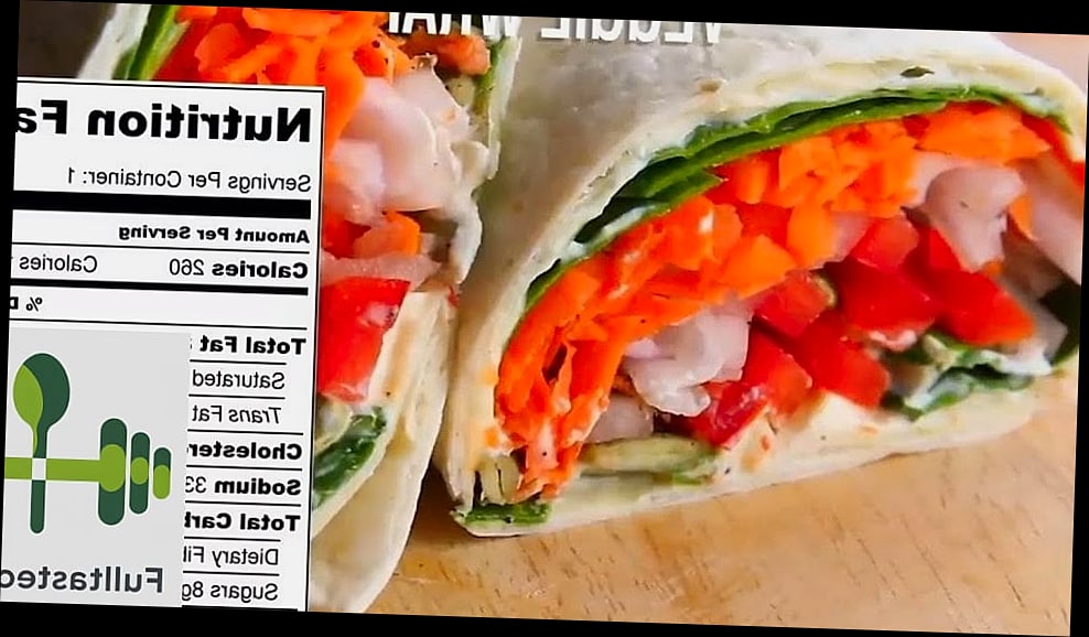 Low Calorie Veggie Wrap