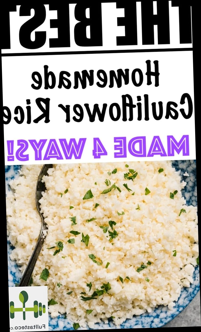 Low Calorie Cauliflower Rice