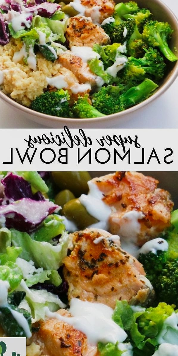 Low Carb Salmon Bowl