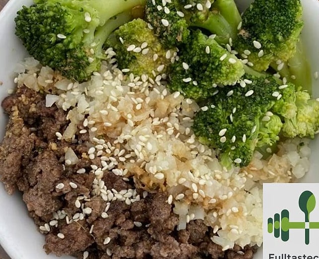 Low Carb Beef Bowl