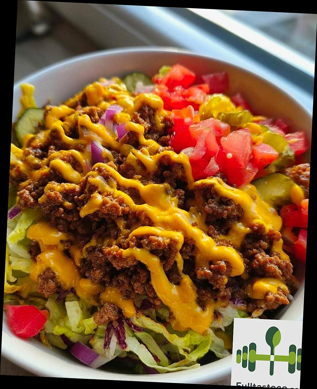Low Carb Cheeseburger Bowl