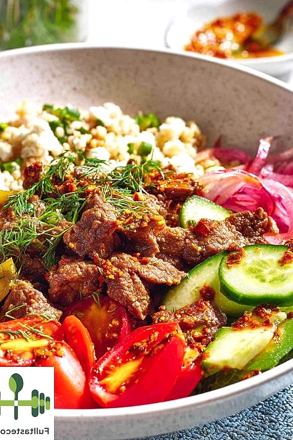 Mediterranean Beef Bowl
