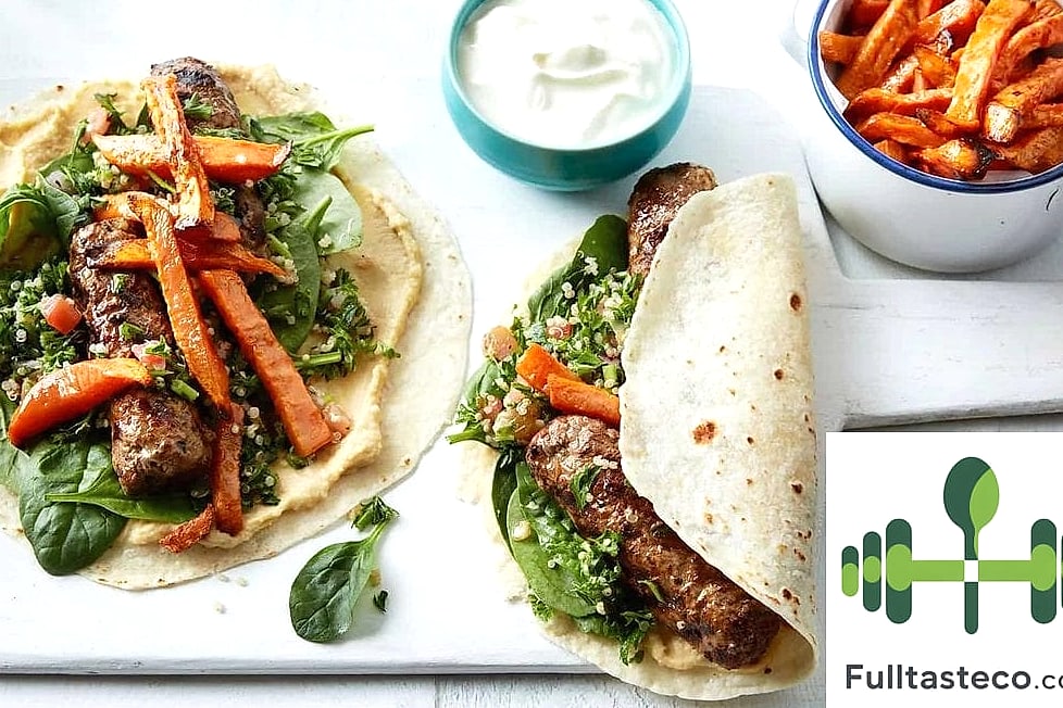 Mediterranean Beef Wrap