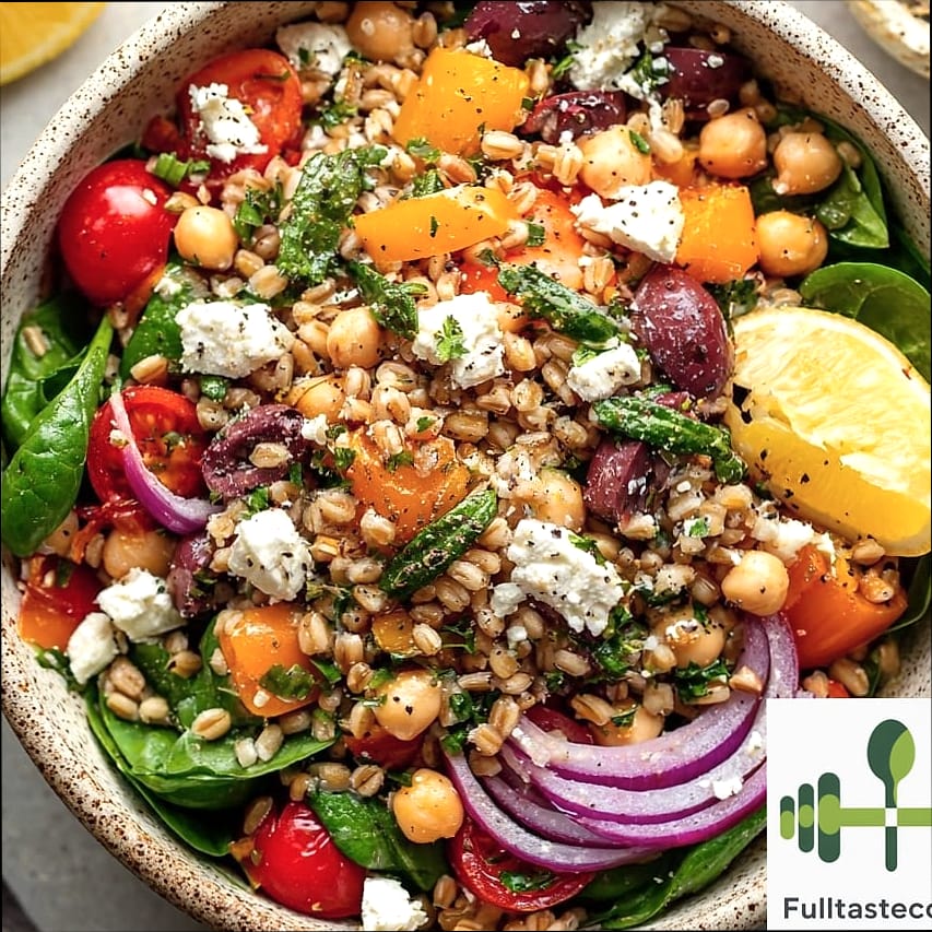 Mediterranean Farro Bowl