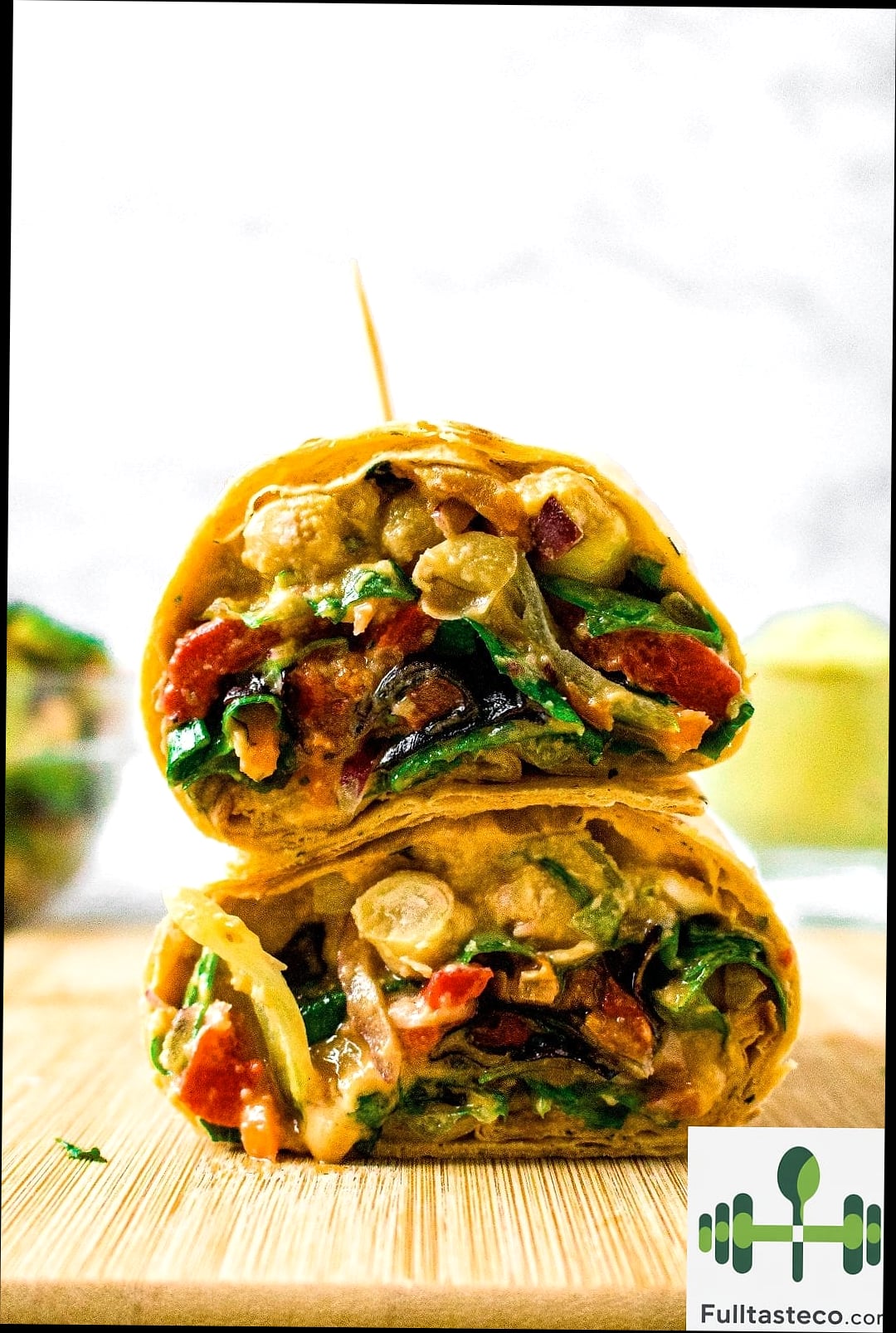 Mediterranean Hummus Wrap