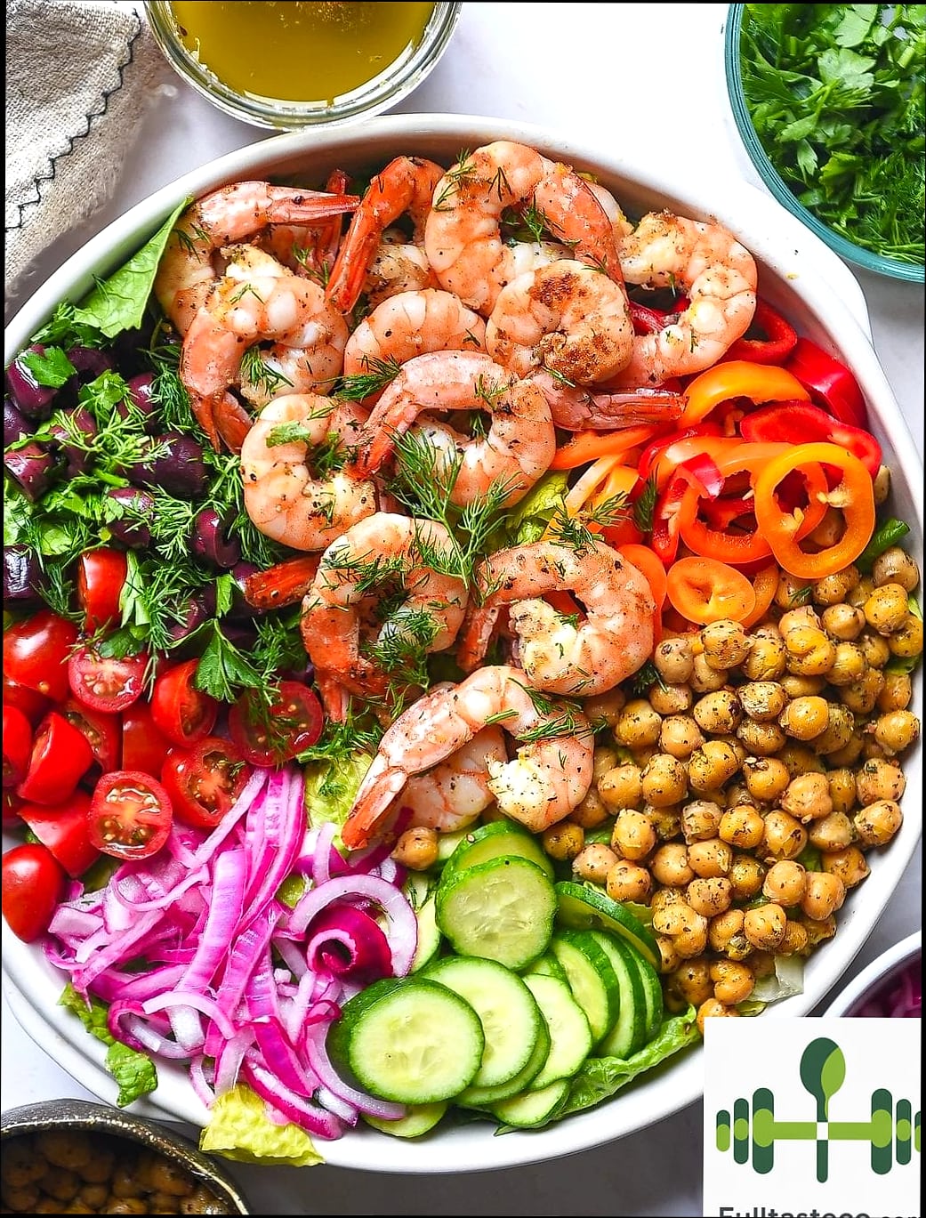 Mediterranean Shrimp Salad