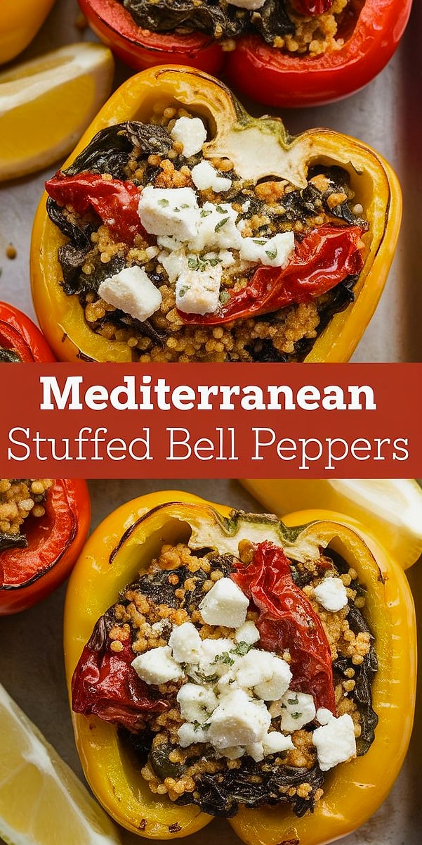 10 Mediterranean Diet Dinner Recipes To Try This Week 6 Mediterranean Stuffed Bell Peppers