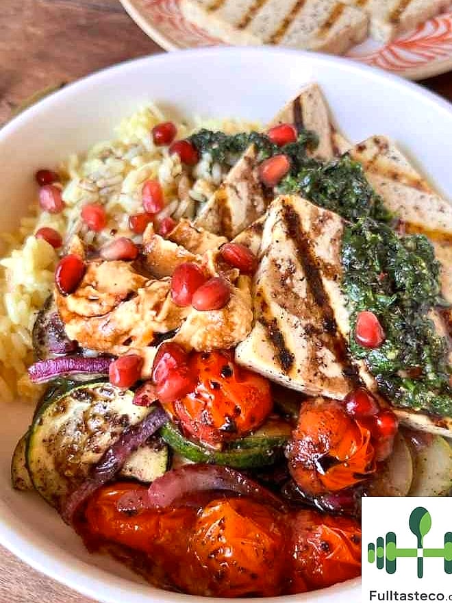 Mediterranean Tofu Bowl