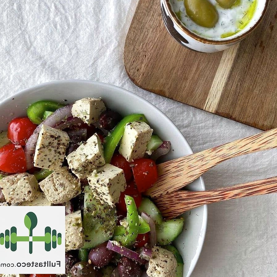 Mediterranean Tofu Salad 7 Mediterranean Tofu Salad