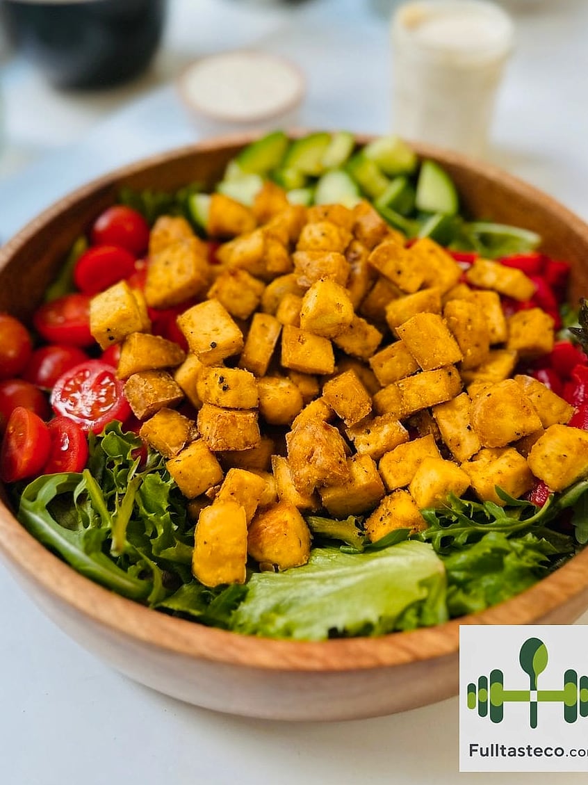 Mediterranean Tofu Salad 7 Mediterranean Tofu Salad