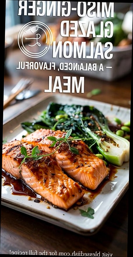 Miso Glazed Cod with Steamed Broccoli