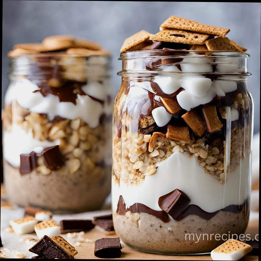 30 Overnight Oats Flavors (One For Every Day) 24 S'mores Overnight Oats