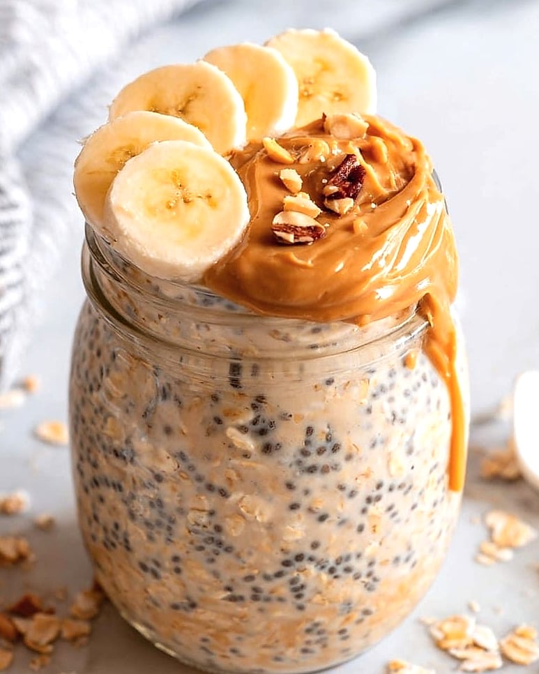 15 High-Protein Overnight Oats 14 Nut Butter and Hemp Seed Protein Overnight Oats