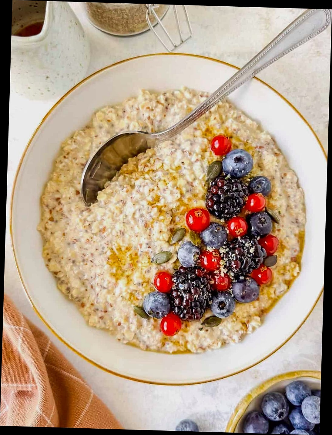 25 Overnight Oats For Weight Loss 20 Overnight Oats with Flaxseed and Berries
