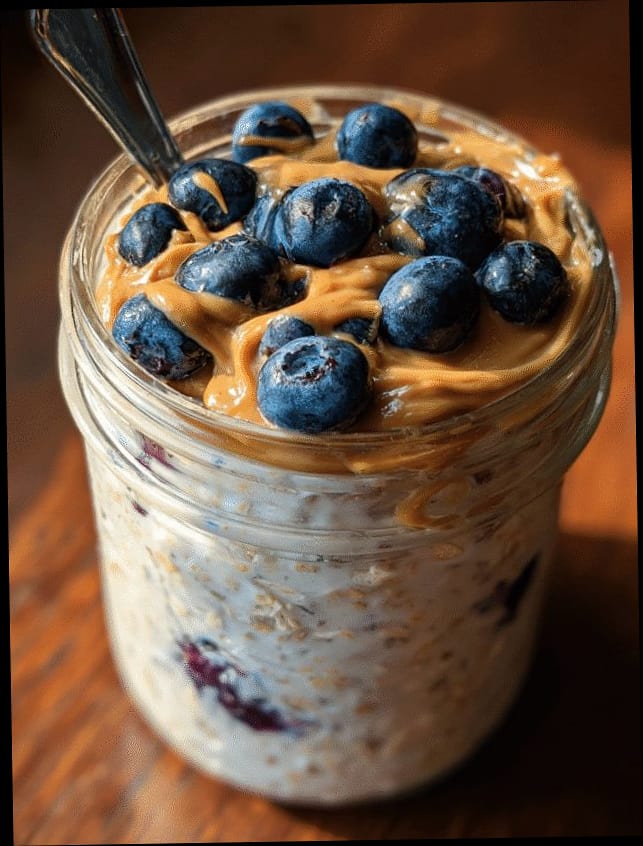 21 Low Cholesterol Recipes That Are Big On Flavor & Heart-Smart 7 Overnight Oats with Almond Butter and Banana