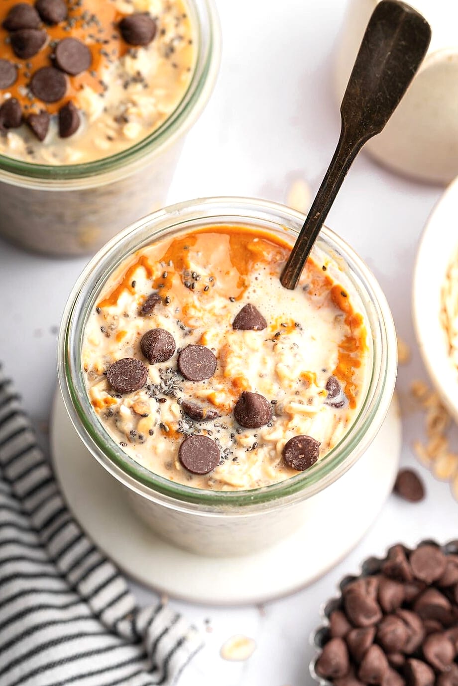 Peanut Butter Banana Overnight Oats