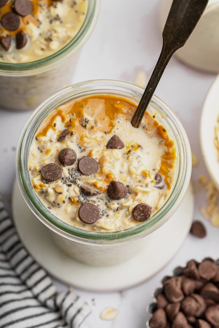 30 Overnight Oats Flavors (One For Every Day) 2 Peanut Butter Banana Overnight Oats