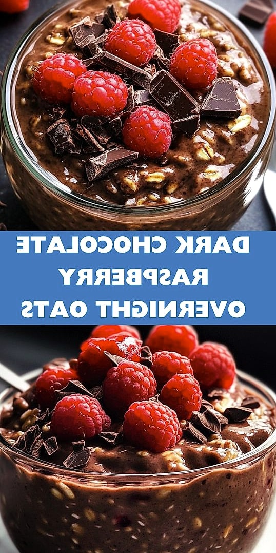 Raspberry Dark Chocolate Overnight Oats