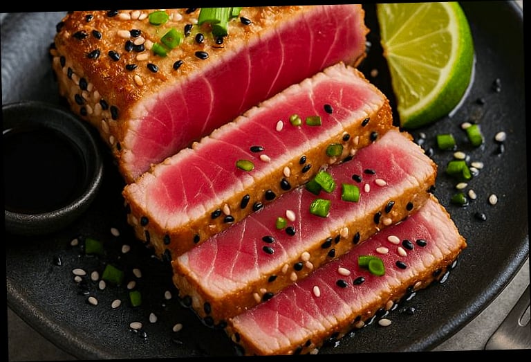 30 High-Protein, Low-Calorie Recipes To Stay On Track Without Boring Meals 25 Seared Tuna With Asian Slaw