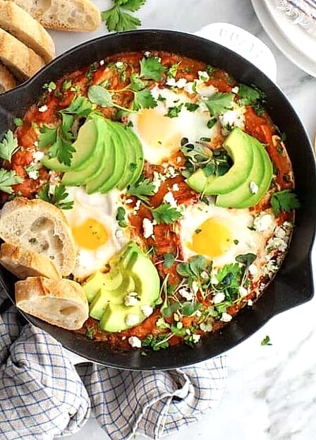 25 Days Of Mediterranean Diet Lunch Ideas You’ll Love 6 Shakshuka for Lunch