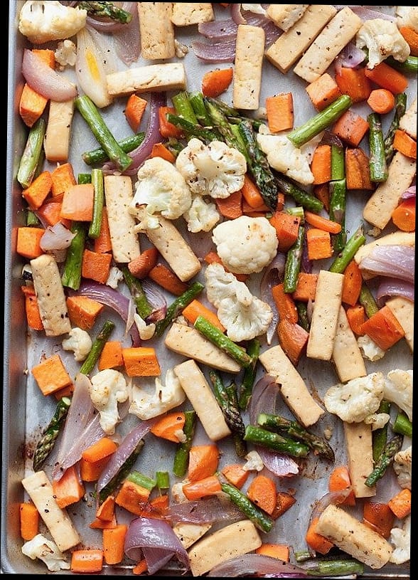 Sheet Pan Salmon with Sweet Potato