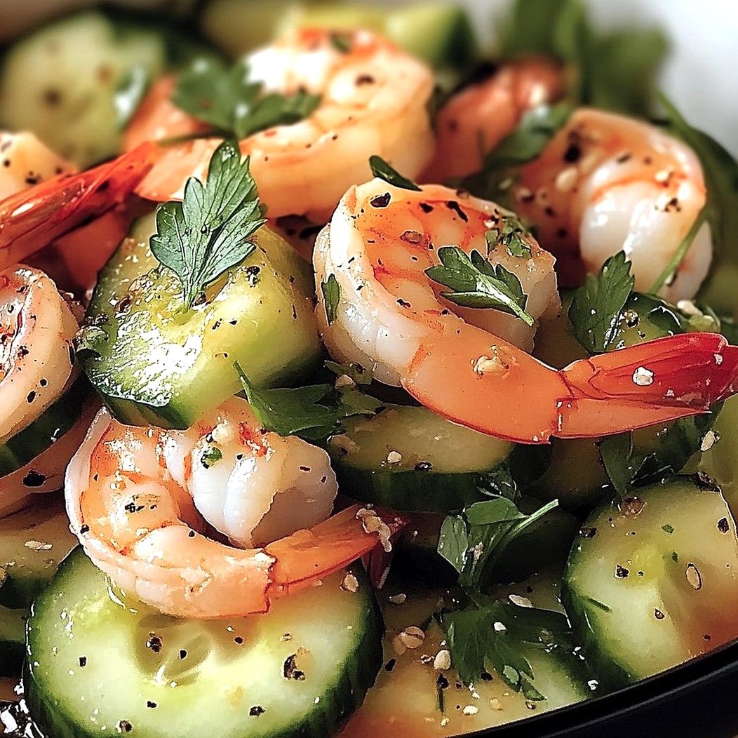 Shrimp and Cucumber Noodle Bowl