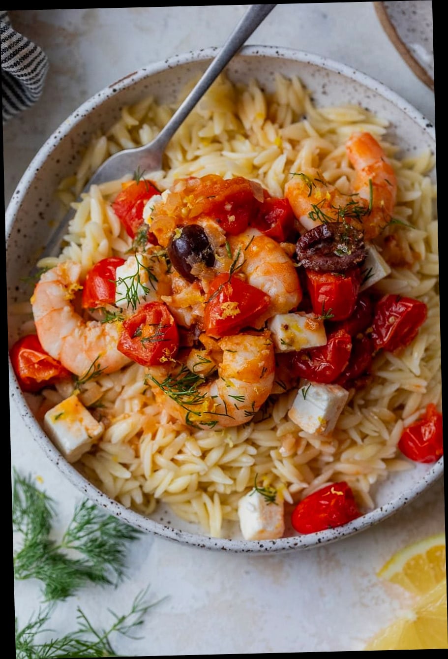 10 Mediterranean Diet Dinner Recipes To Try This Week 7 Shrimp Saganaki (Greek Shrimp with Feta and Tomato)